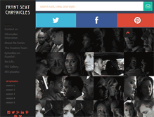 Tablet Screenshot of frontseatchronicles.com